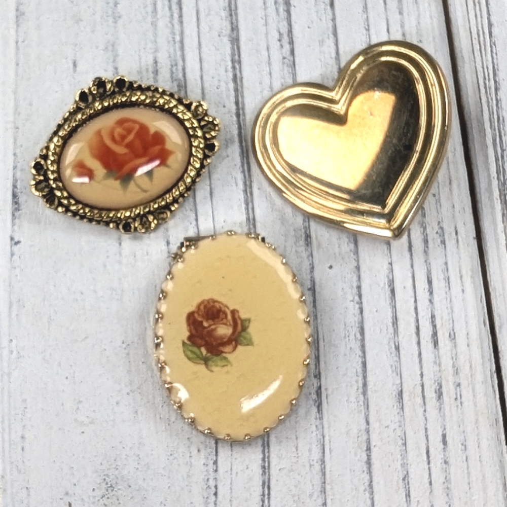 The Variety Club Pin, Camco Religous Pin and Scarf Clip Jewelry Lot